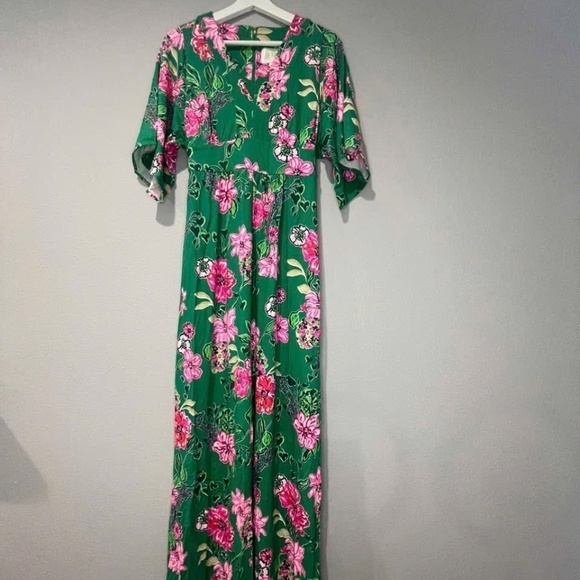NWOT Lilly Pulitzer Roselle Multi Safari Sanctuary Maxi Dress - Picture 2 of 4